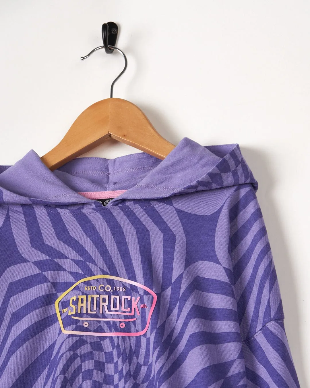 Rezz - Recycled Kids Lightweight Pop Hoodie - Purple