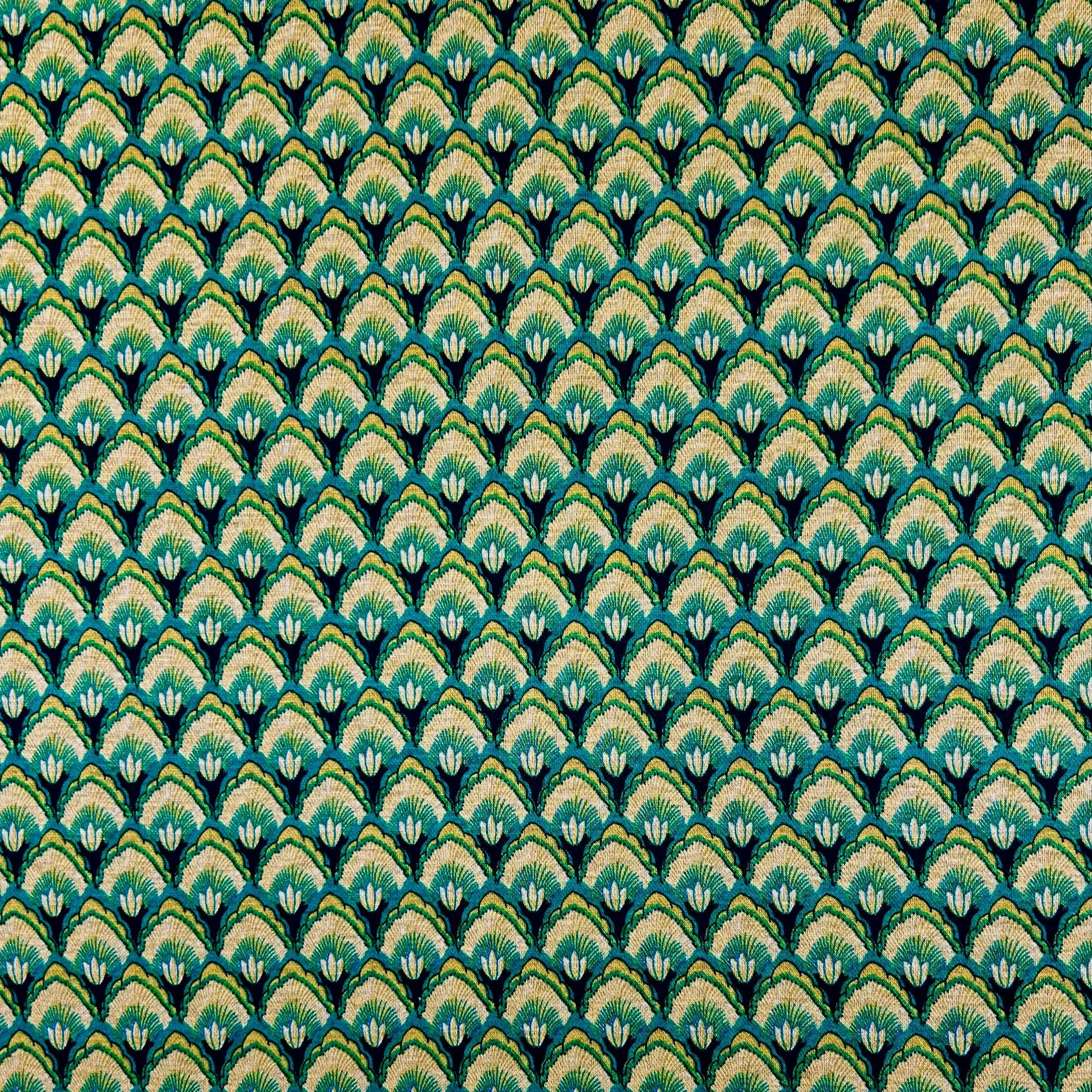 Roma Shells Digital Modal-Touch Jersey Fabric