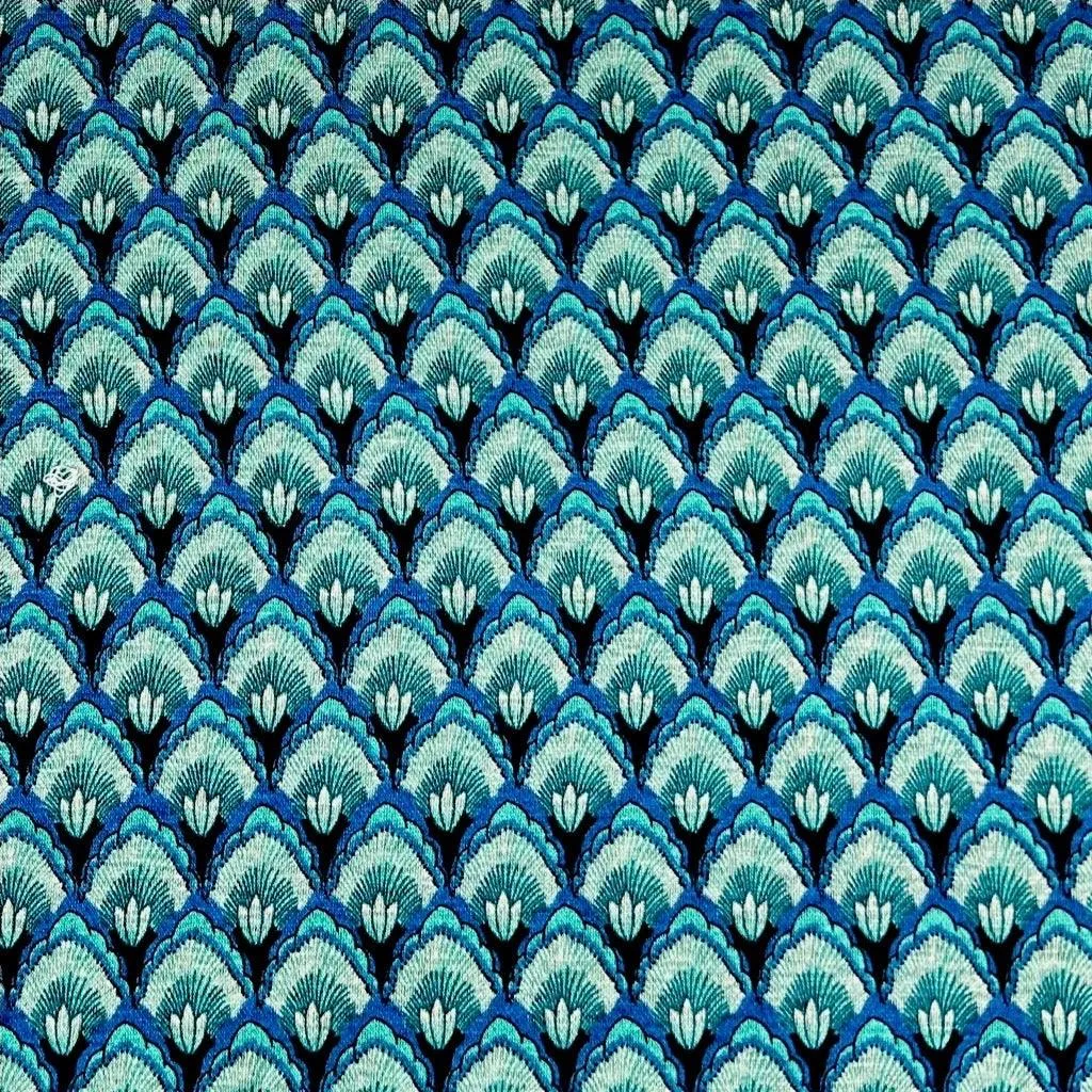 Roma Shells Digital Modal-Touch Jersey Fabric