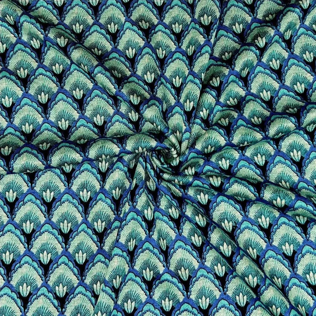 Roma Shells Digital Modal-Touch Jersey Fabric