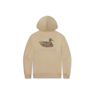 Southern Marsh YOUTH Khaki Hoodie With Camo Duck