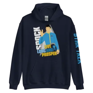 Star Trek: The Original Series Spock Live Long and Prosper Hoodie