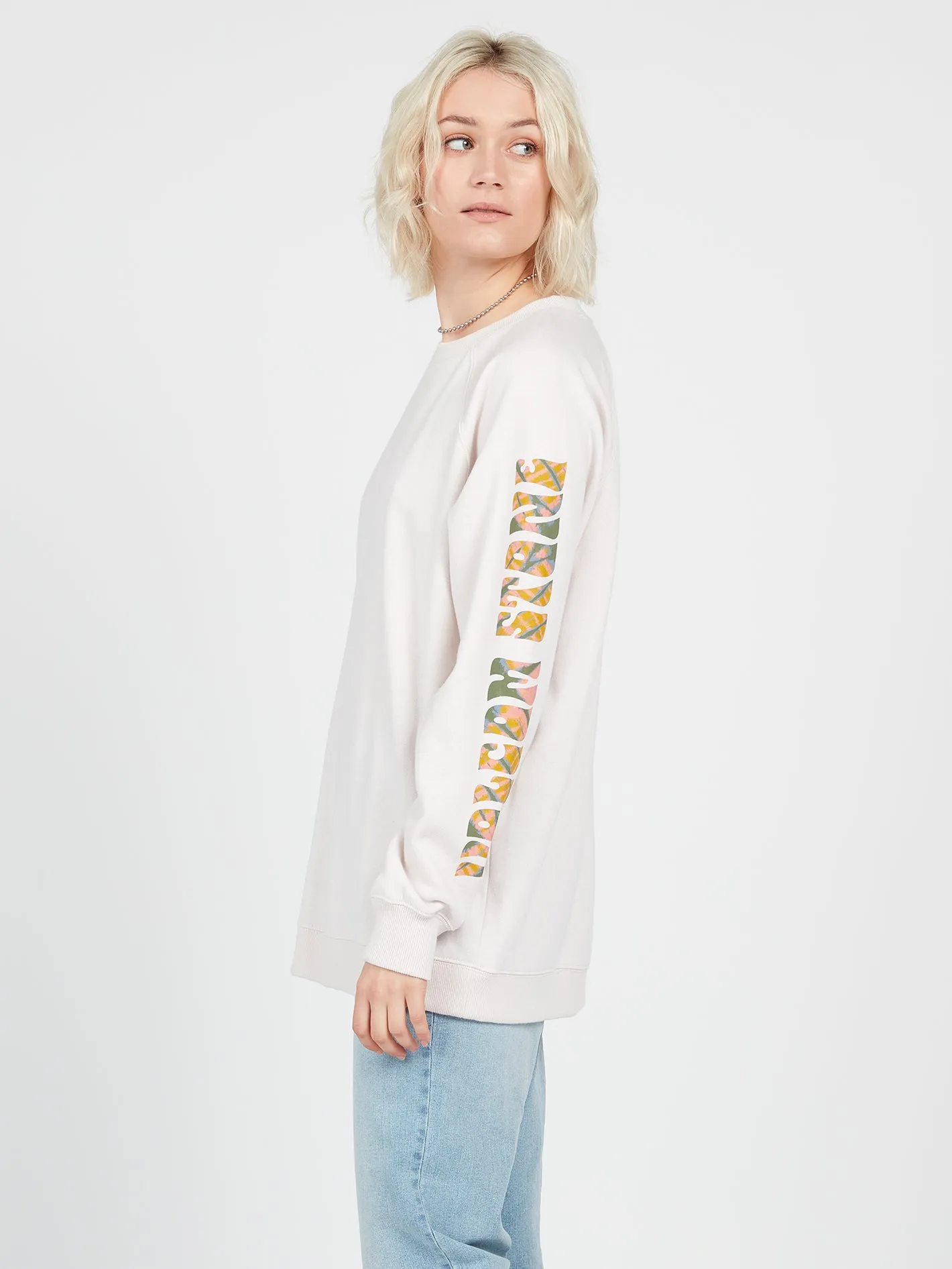 Stone Magic Boyfriend Sweatshirt - Ash