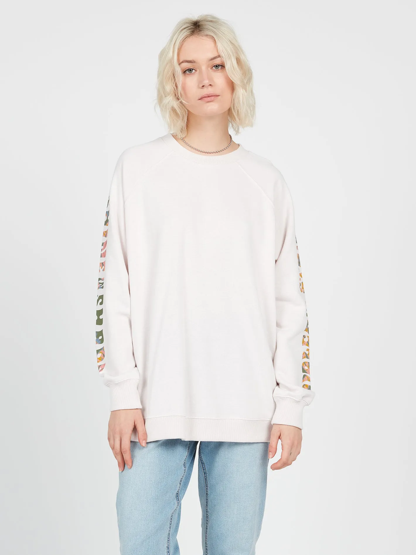 Stone Magic Boyfriend Sweatshirt - Ash