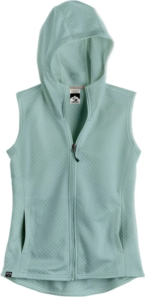 Storm Creek Ladies Curator Diamond Knit Vest