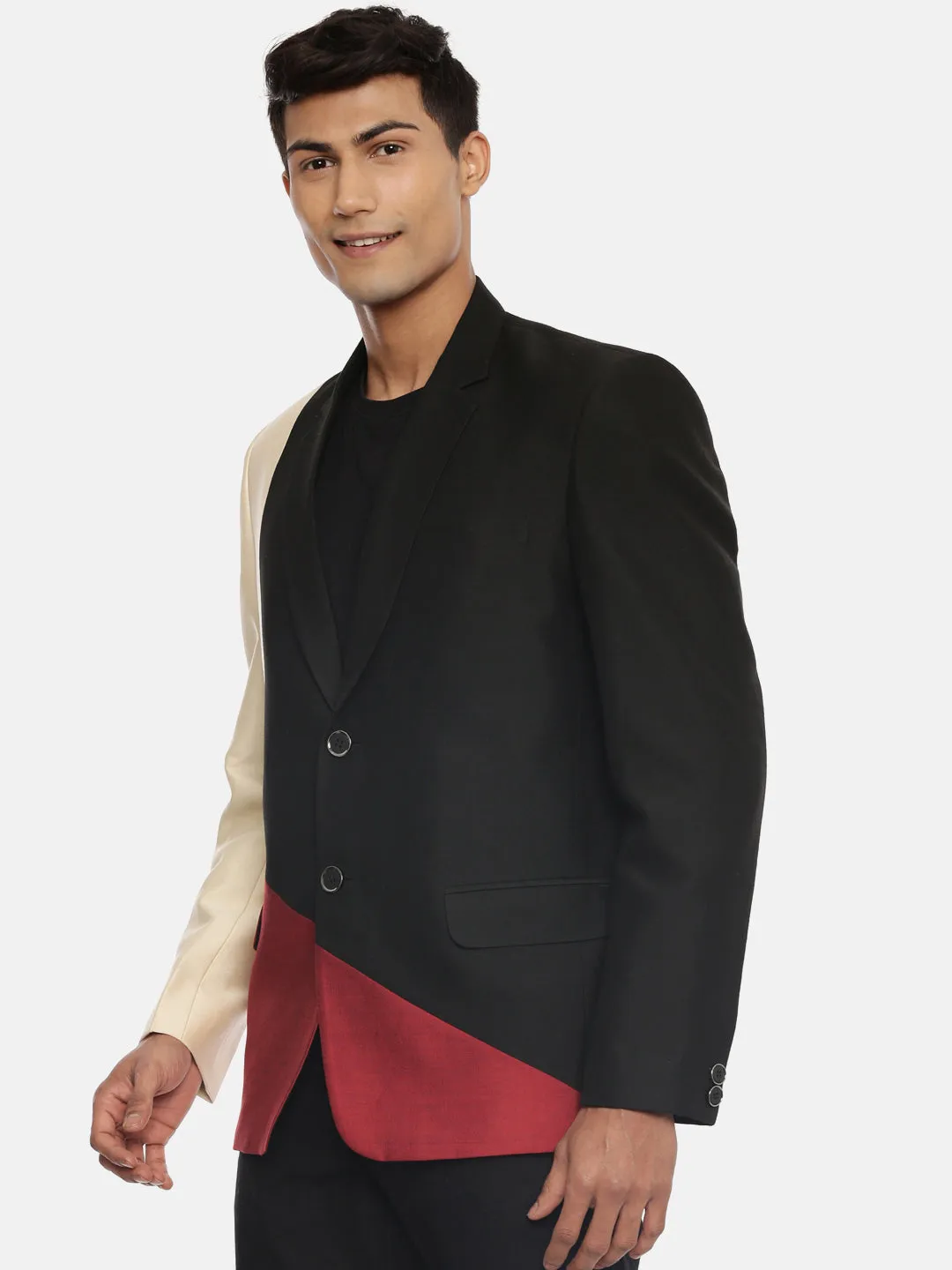 Stylish Tricolor Men's Winter Blazer - MMJ077