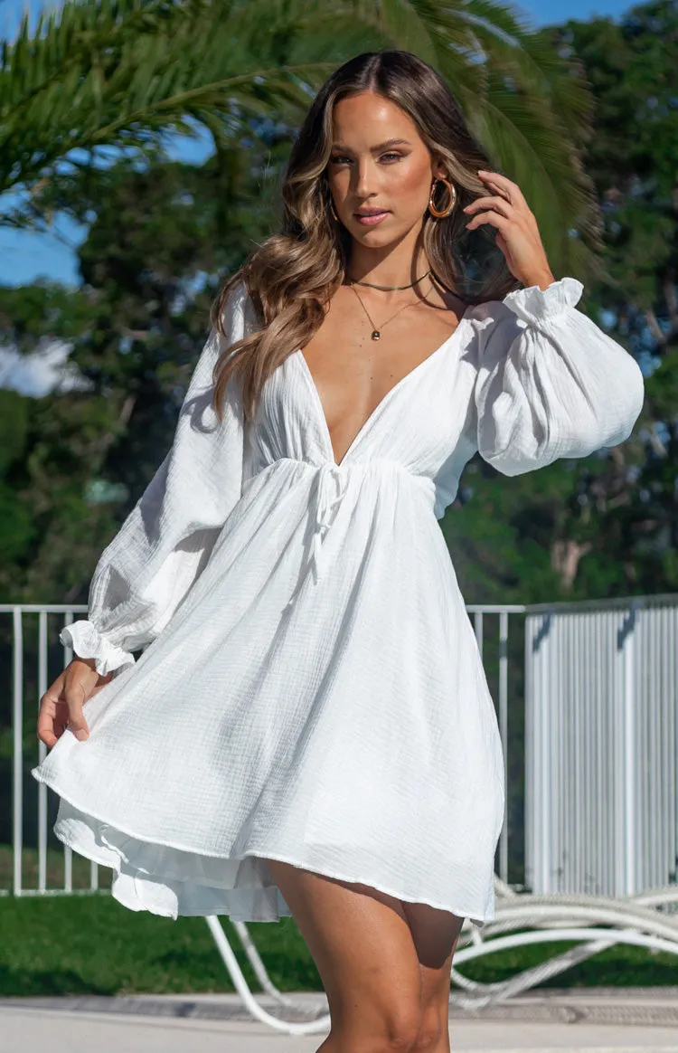 Sun's Out Mini Dress White