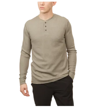 Tentree TreeWaffle Henley Longsleeve - Men's