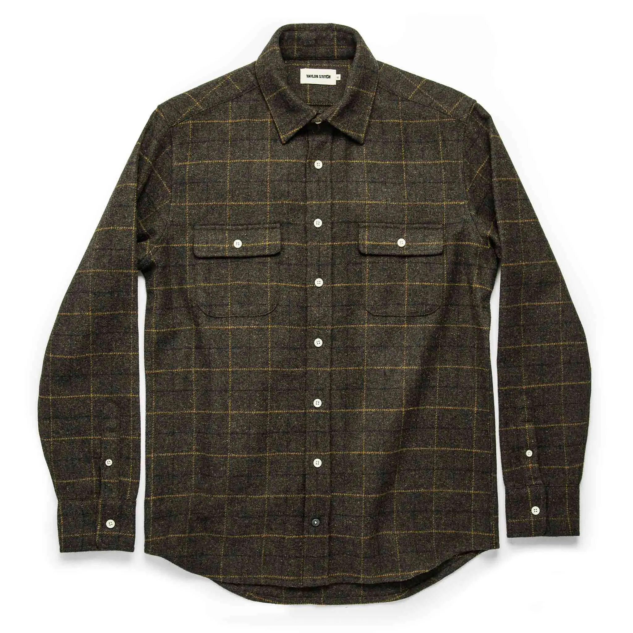 The Leeward Shirt in Olive Plaid