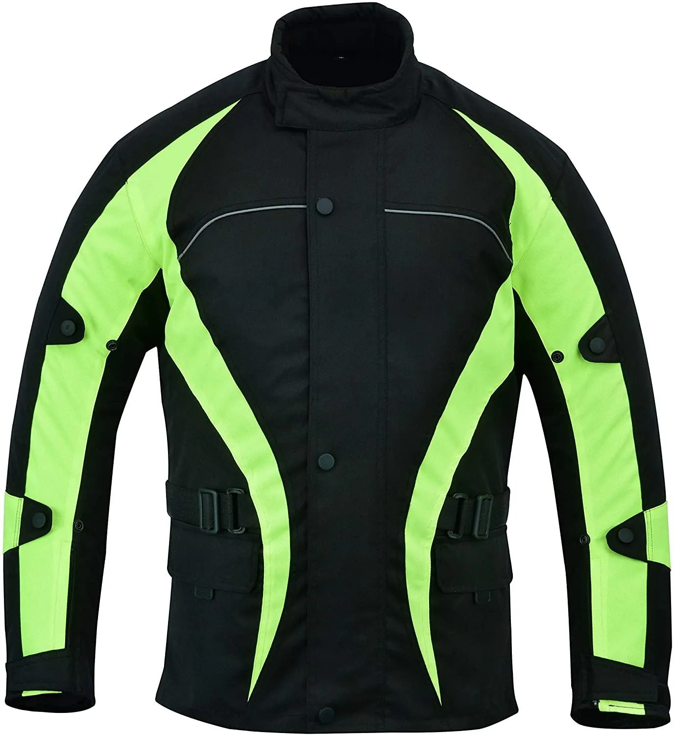 Warrior Gears®Motorcycle Jacket Men's Riding Textile Racing Motorbike Hi-Vis Jackets Bulls