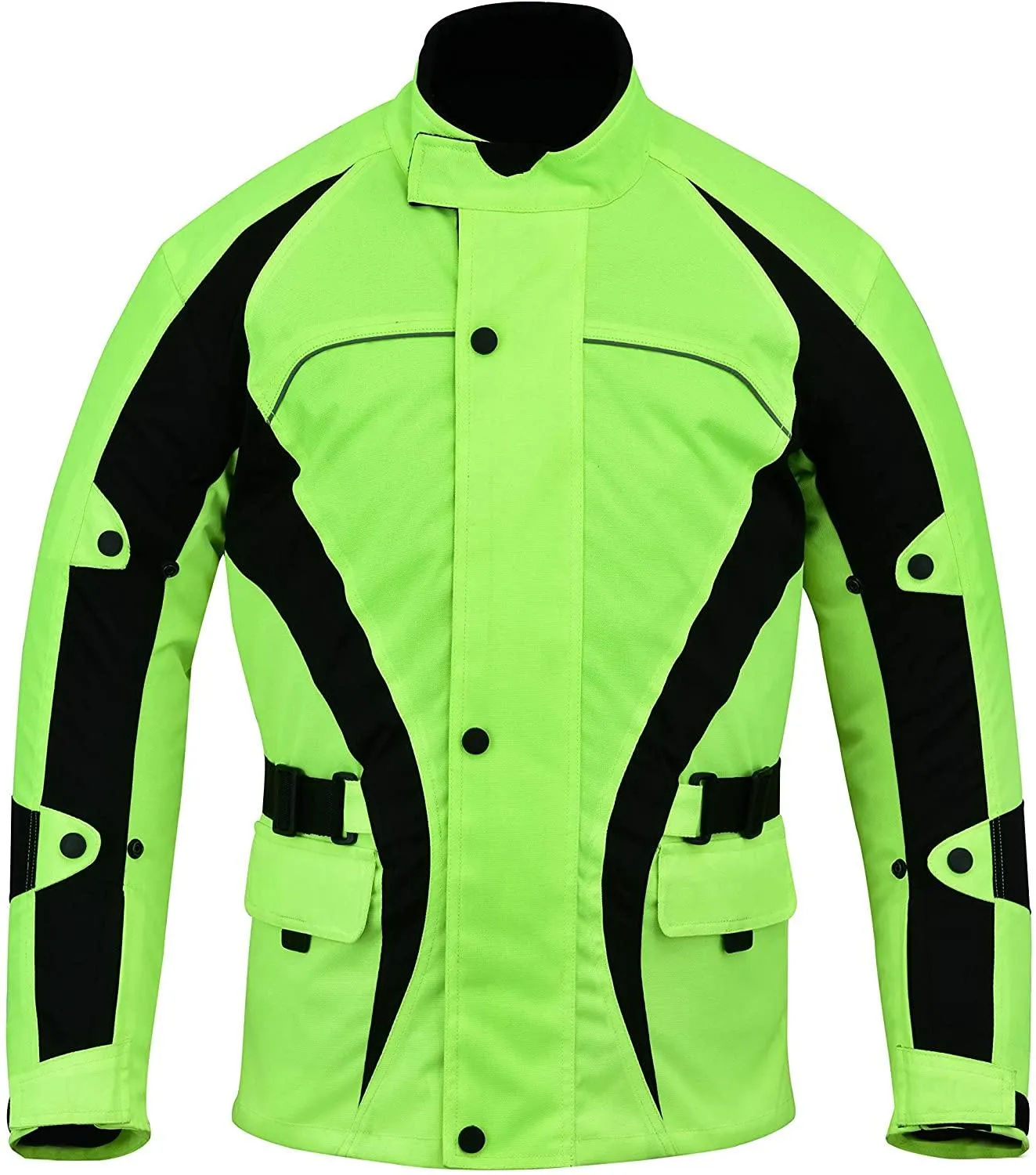 Warrior Gears®Motorcycle Jacket Men's Riding Textile Racing Motorbike Hi-Vis Jackets Bulls