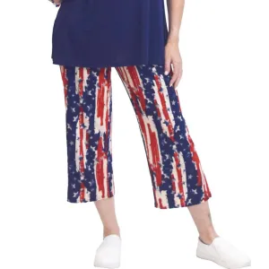 Women's Made in USA Stars and Stripes Pocket Pant