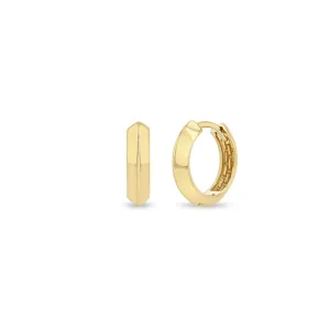 Zoë Chicco 14K Yellow Gold Knife Edge Huggie Earrings